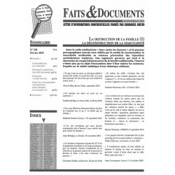 Faits & Documents n°538 - « La deconstruction de la famille (1) »