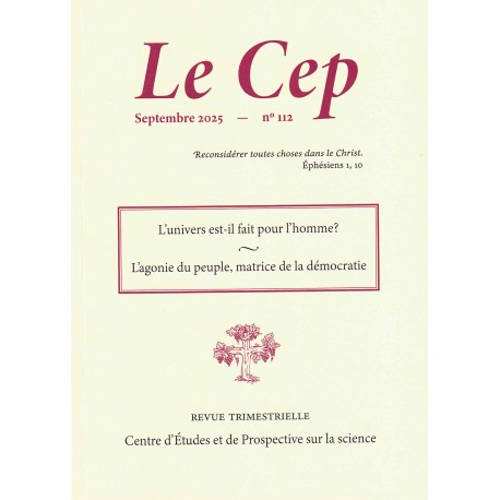Le Cep n°112 - Septembre 2025