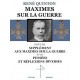 Maximes sur la guerre - René Quinton