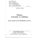 Finance, économie et politique - Arnaud de Lassus