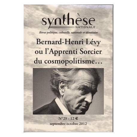 Synthèse Nationale n°29 - septembre-octobre 2012