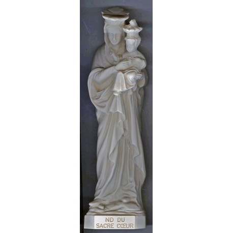Statue ND du Sacré-Coeur, ton ivoire