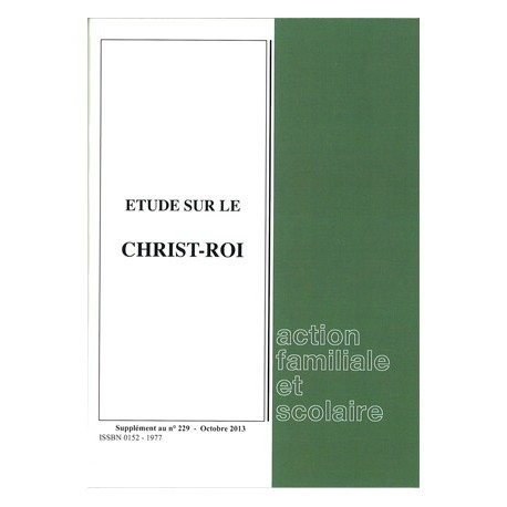 étude sur le Christ-Roi