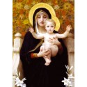 Carte postale - Vierge aux lys