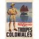 Carte postale - Troupes coloniales (jonque)