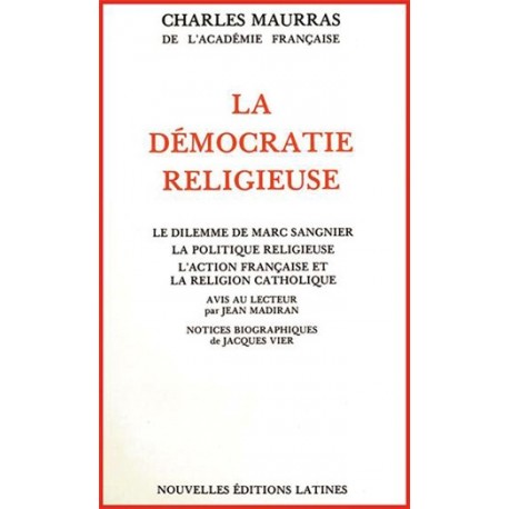 La démocratie religieuse - Charles Maurras