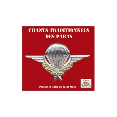 CD: Choeur Montjoie St Denis - Chants traditionnels des paras 