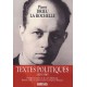 Textes politiques - Pierre Drieu La Rochelle