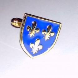 France, trois fleurs de lys - Boutons de manchette