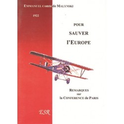 Pour sauver l'Europe - Emmanuel de Malynski