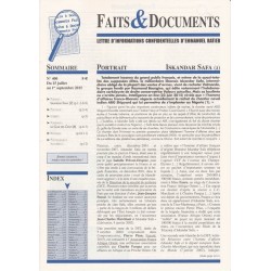 Faits & Documents - n°400 - du 15 juillet au 1 septembre 2015