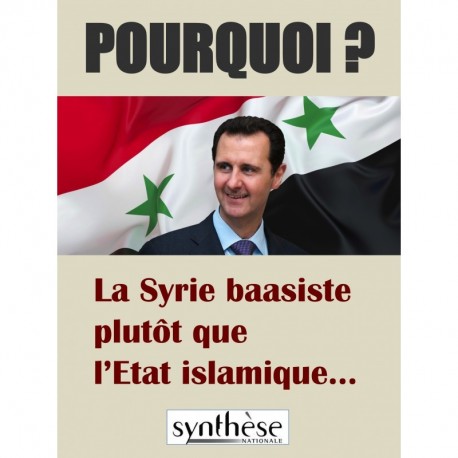 La Syrie baasiste plutôt que l'État islamique... - Collectif