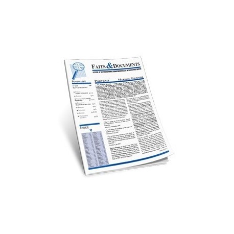 Faits & Documents - n°421 - du 1 au 15 octobre 2016