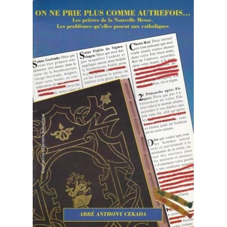 On ne pe plus comma autrefois - abbé Anthony Cakada