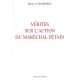 Vérités sur l'action du Maréchal Pétain - Henry d'Humières
