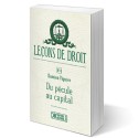 Leçons de droit n°4, Du pécule au capital - Damien Viguier