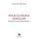 Pour le peuple français - François-Marie Blanc-Brude