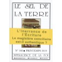Le sel de la terre n°108 - Printemps 2019