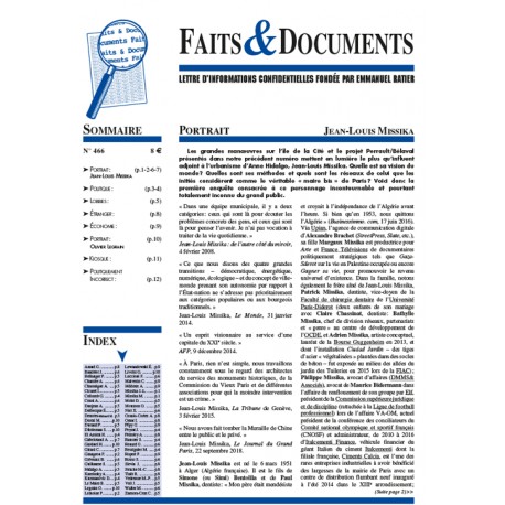 Faits & Documents n°466 - 