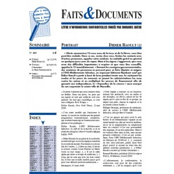 Faits & documents n°483