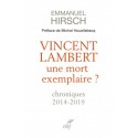 Vincent Lambert : une mort exemplaire ? - Emmanuel Hirsch