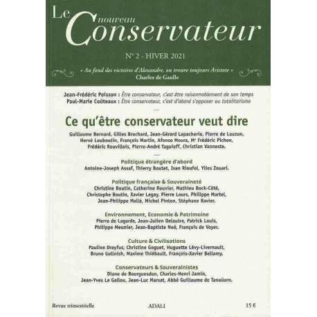 Le nouveau Conservateur n°2 Hiver 2021