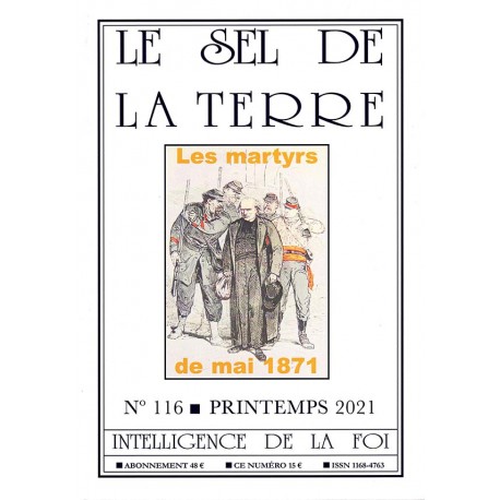 Le Sel de la Terre n°116 - printemps 2021