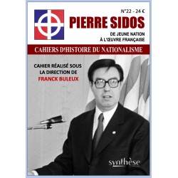 Pierre Sidos - Cahiers d'histoire du nationalisme n°22