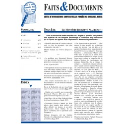 Faits & documents n°497