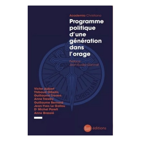 Programme politique d'une génération dans l'orage - Collectif