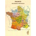 Carte postale « Anciennes provinces »
