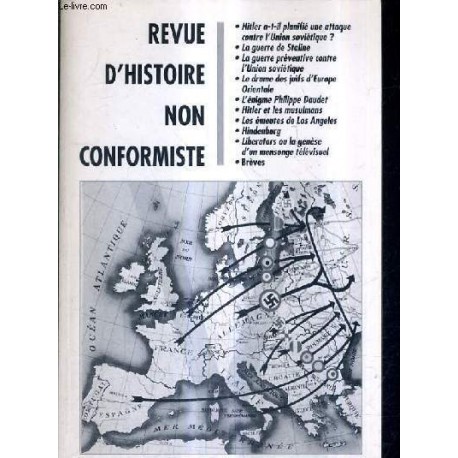 Revue d'histoire non conformiste n°1, n°2 et n°3