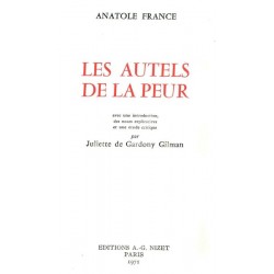 Les Autels de la peur - Anatole France