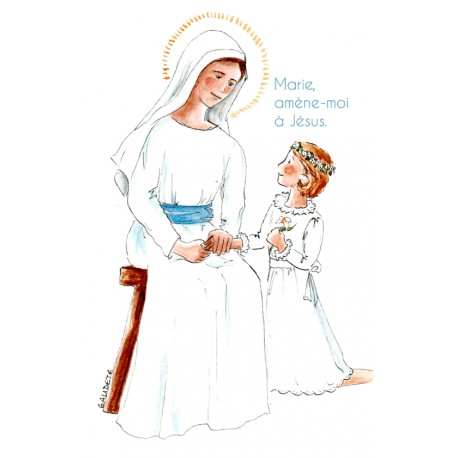 Image Marie amène moi à Jésus. Fille
