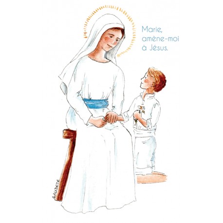 Image Marie amène moi à Jésus. Garçon