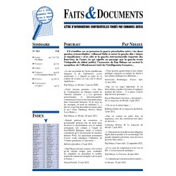 Faits & documents n°512