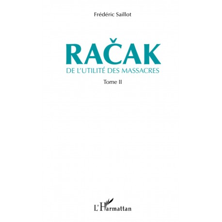 Racak tome 2 - Frédéric Saillot