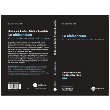 Le référendum - Christophe Boutin, Frédéric Rouvillois