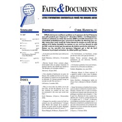 Faits & Documents n°517 - Cyril Hanouna (1)