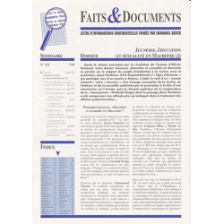 Faits & Documents n°522 - Jeunesse, éducation et sexualité en Macronie (3)1)