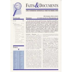 Faits & Documents n°523 - Jeunesse, éducation et sexualité en Macronie (4)