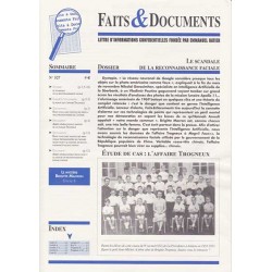 Faits & Documents n°527 - le scandale de la reconnaissance faciale (Brigitte Macron)
